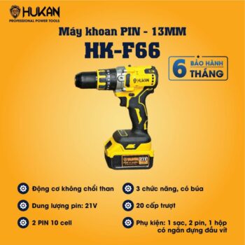 Máy khoan PIN – 13mm F66