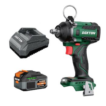 Combo Máy siết bu lông dùng pin 21V Dekton M21-IW550PRO (1 Pin 4.0 Ah, 1 sạc)