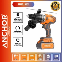 MÁY KHOAN PIN 20V  Mã: DCE2 ( đầu kẹp mũi 13mm tự động khóa )