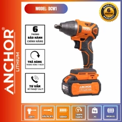 MÁY SIẾT BU LONG ĐỘNG LỰC PIN 20V 1 may siet bu long anchor dcw1