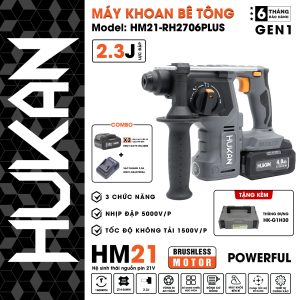 MÁY KHOAN BÊ TÔNG PIN HM21-RH2706PLUS