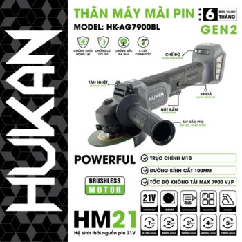 MÁY CẮT MÀI PIN 5 TỐC ĐỘ (GEN1) G1-AGS6400