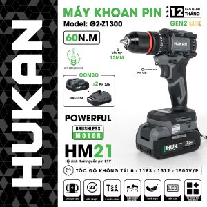 Máy khoan pin 13mm (GEN2 LUX) G2-Z1300