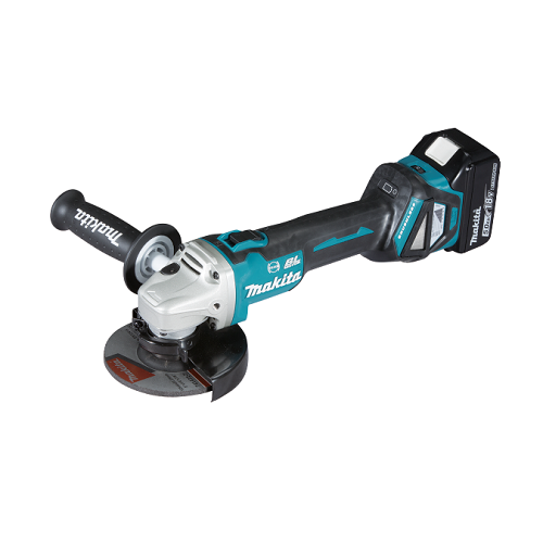 Máy mài góc dùng pin Makita DGA506RTE (125mm/công tắc trượt/BL) (18V) 1 may mai goc dung pin makita dga514rte 125mm cong tac truot aws bl 18v 1